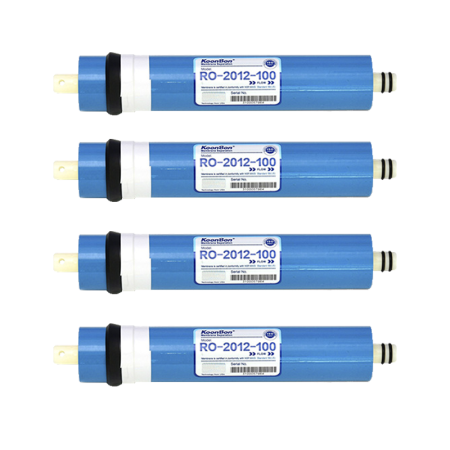 Membrana RO-2012-100 GPD Per Osmosi Inversa – 2 Pezzi, Rimozione 99% Contaminanti, Certificata NSF