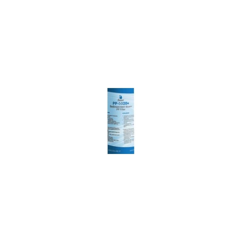 02PP20 - CARTUCCIA FILTRO A PANNO MB DLPP 20 1MCR (20 - 1 MICRON) - AQUAFILTER 02PP20 - CARTUCCIA FILTRO A PANNO MB DLPP 20 1MCR (20 - 1 MICRON) - AQUAFILTER
