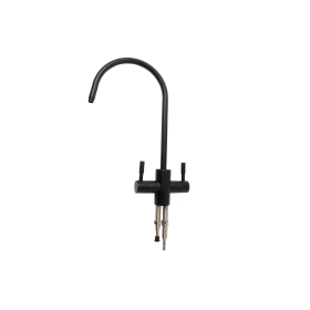 Rubinetto due vie collo Elegance In Acciaio INOX Nero