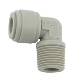 Gomito filettato 1/4" tubo 1/4"