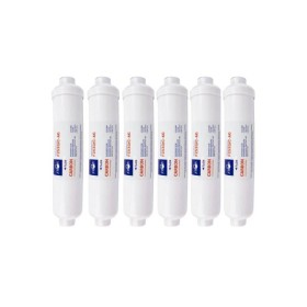 Scatola 6 pz Filtro in linea Swan 10" carbone + Ag