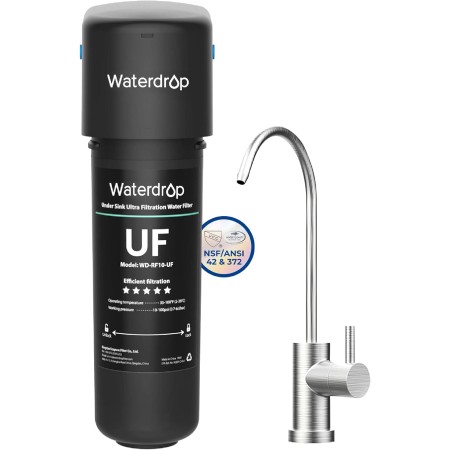 Waterdrop 10UB Filtro Acqua Sistema ultrafiltrazione con Rubinetto Dedicato