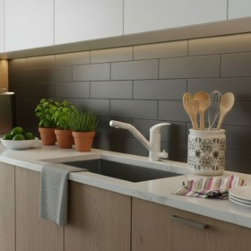 Rubinetto tre vie miscelatore Bianco