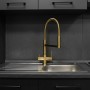 Miscelatore 5 vie doccia in acciaio inox 304 oro