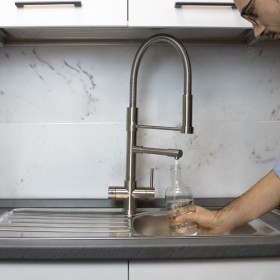 Miscelatore 5 vie doccia in acciaio inox 304 canne separate