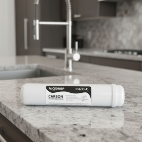 Filtro a Carbone in Linea 12" Carbon Block NICEDROP