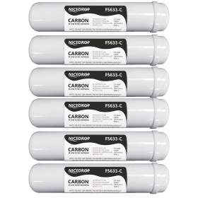 Filtro a Carbone in Linea 12" Carbon NICEDROP 6PZ