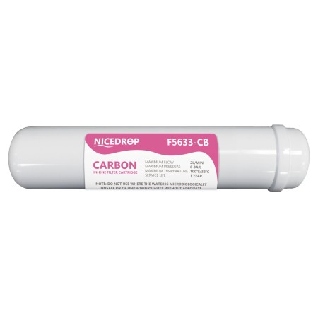 Filtro in Linea Carbon Block 12" NICEDROP