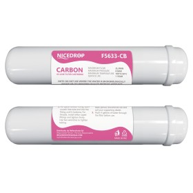 Filtro in Linea Carbon Block 12" NICEDROP 2PZ