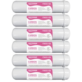 Filtro in Linea Carbon Block 12" NICEDROP 6PZ