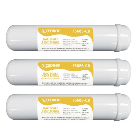 Filtro in Linea 12"NICEDROP Carbone + Resine 3PZ