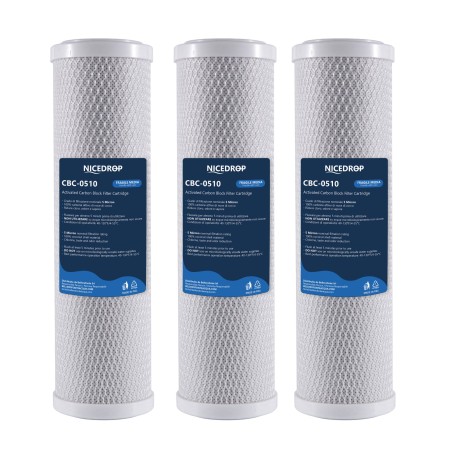 Carbon Block CTO NICEDROP 10“ 5 Micron 3PZ