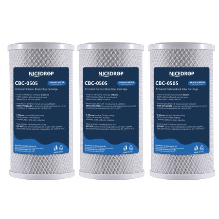 Carbon Block CTO NICEDROP 5 Pollici - 5 Micron 3PZ