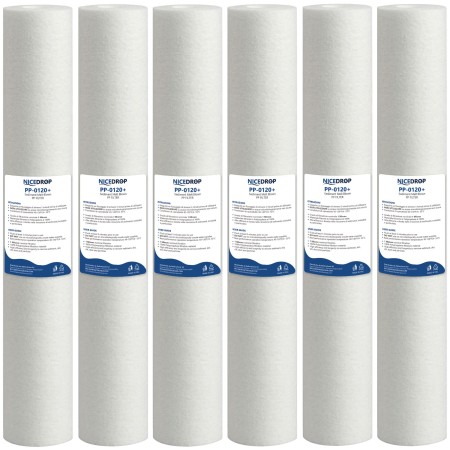 Filtro Sedimenti NICEDROP 20 Pollici 1 Micron Ultrafiltrazione 6PZ