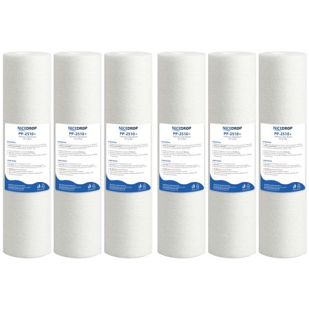 Filtro NICEDROP Sedimenti 10 Pollici 25 Micron 6PZ