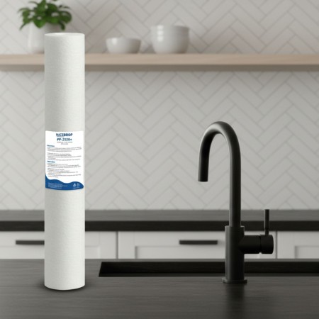 Filtro A Sedimenti Da 20 Pollici – 25 Micron, 6 Pezzi In Polipropilene, Per Tazze Standard Da 2,5", Rimuove Sabbia, Ruggine E Sedimenti, Per Acqua Potabile E Osmosi Inversa