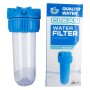 Porta Filtro 10" Trasparente Ottonato | Acquaxcasa.com