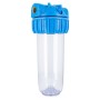 Porta Filtro 10" Trasparente Ottonato | Acquaxcasa.com