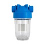 Contenitore Filtro 5" Trasparente | Acquaxcasa.com