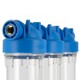Batteria tris portafiltro 10 pollici Atlas | Acquaxcasa.com