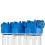 Batteria tris portafiltro 10 pollici Atlas | Acquaxcasa.com