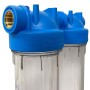 Batteria Twin tazze trasparenti 20 pollici Atlas | Acquaxcasa.com