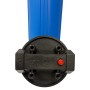 Contenitore tazza porta filtro 20" blu con staffa e chiave | Acquaxcasa.com