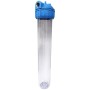 Tazza porta filtro 3 pezzi 20" OT Trasparente | Acquaxcasa.com