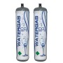 2 Bombole CO2 Usa e Getta 600g Watergas per Gasatori