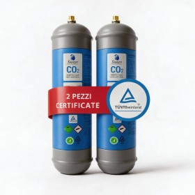 Scatola 2 bombole Co2 Usa e Getta 600 gr Swan