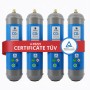 Scatola 2 bombole Co2 Usa e Getta 600 gr Swan | Acquaxcasa.com