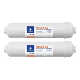 Scatola di 2 pz Filtro in linea Swan 10" carbone + Ag