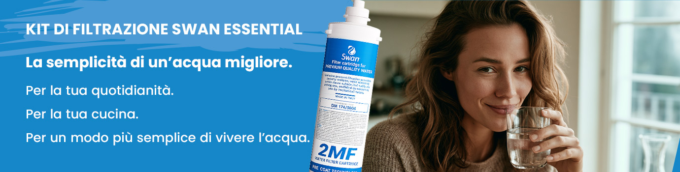 Sistema di filtrazione acqua sottolavello Swan Essential.